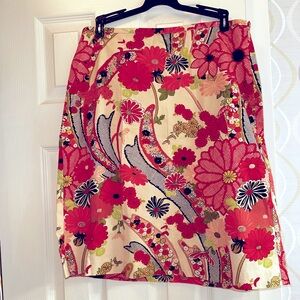 The Limited cotton print skirt size 10